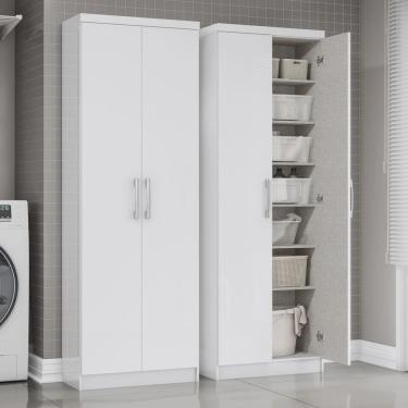 Imagem de Armário Multiuso 2 Portas 6 Prateleiras Happy Espresso Móveis