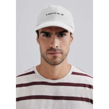 Imagem de Boné Masculino Aba Curva Com Bordado - Hering, Nude