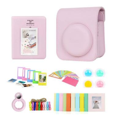 Imagem de Kit Acessórios Para Fuji Instax Mini 12 / 11 - Rosa - Markotec