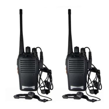 Imagem de Kit 2 Walkie Talkie Rádio Comunicador Baofeng Segurança Supermercado C