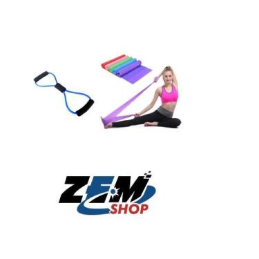 Imagem de Faixa Elástica em 8 e Faixa Elástica Fisioterapia - oem