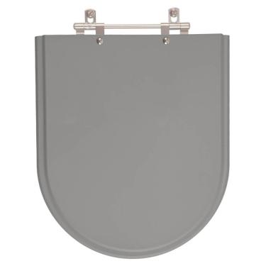 Imagem de Assento Sanitário Carrara Cinza Vip (cinza Escuro) Para Vaso Deca