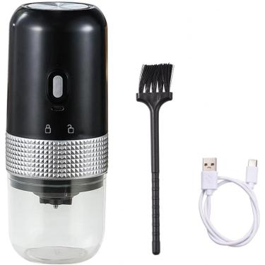 Imagem de Moedor de café elétrico portátil 13W USB recarregável configuração ajustável sem fio moedor de grãos