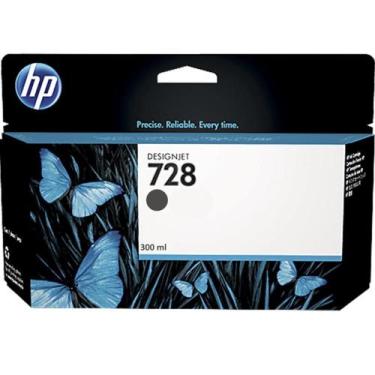 Imagem de Cartucho de Tinta HP 728 Preto Fosco F9J68A  Plotter