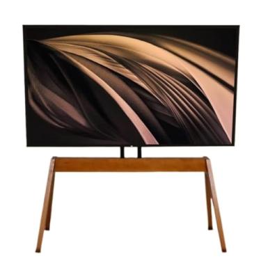 Imagem de Suporte universal de TV para quarto, suporte de TV universal ajustável de 150 a 86 polegadas, tela LCD de LED para estúdio, suporte de TV, suporte de TV com 4 pernas de madeira Universal Tele,