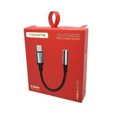 Imagem de Adaptador De Audio Tipo C Para P2 TOMATE MCB033