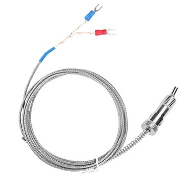 Imagem de Placa de Fuga de Termopar Tipo K, Módulo de Sensor de Termopar K Termopar Sensor de Temperatura Fio Tipo de Mola de Compressão de Baioneta 0-400 ℃ (#3)