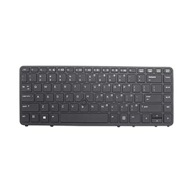 Imagem de Novo teclado de substituição compatível com HP Elitebook 850 G2 840 G2 840 G1 850 G1 ZBOOK 14 teclado backlit point US 736654-001 6037B0085601 731179-001