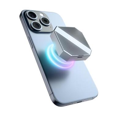 Imagem de SEINIKAY Mini gabinete M.2, dissipador de calor magnético 2230 M.2 para iPhone 15 Pro Max ProRes, velocidade de 10 Gbps, suporta SSD NVME M Keys