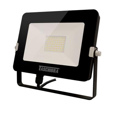 Imagem de Refletor Taschibra Led Tr Slim 30W Luz Verde Preto 110V