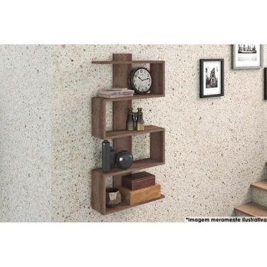 Imagem de Prateleira Decorativa Quarto Bebê Am 3087 Rustico - Movelbento