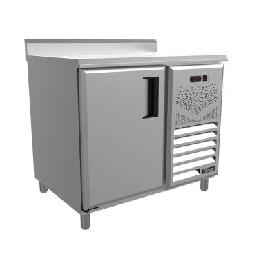 Imagem de Balcão De Encosto Refrigerado Venâncio 1m Linha Prime 127v Borda Espelhada Pcfrh10-32897