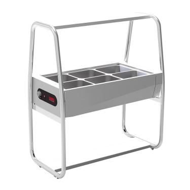 Imagem de Buffet Térmico Saro 6 Cubas Com Tampa Inox 220v Bf622