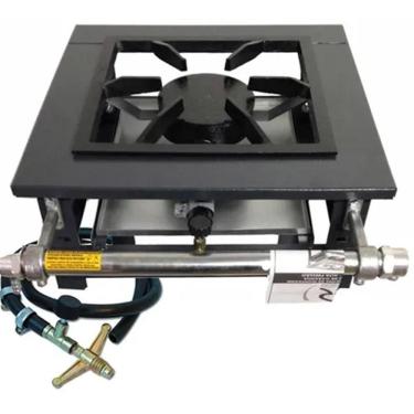 Imagem de Fogão Industrial De Mesa 1 Boca Mr Fogões 30X30 Alta Pressão