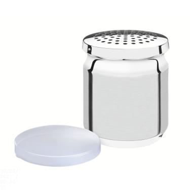 Imagem de Porta Queijo Ralado Tramontina Utility Em Aço Inox Com Tampa De Plástico Tramontina