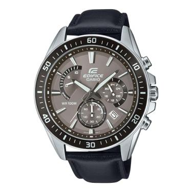 Imagem de Relógio CASIO EDIFICE cronógrafo preto marrom EFR-552L-5AVUDF