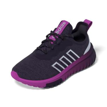 Imagem de adidas Tênis infantil unissex Kaptir Flow 2.0, Aurora preto/prata metálico/aurora ameixa, 20