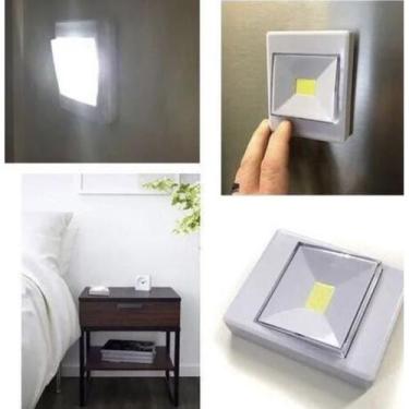 Imagem de LUMINÁRIA Adesiva de Emergência com LED COB para Corredor/Armário/Clos