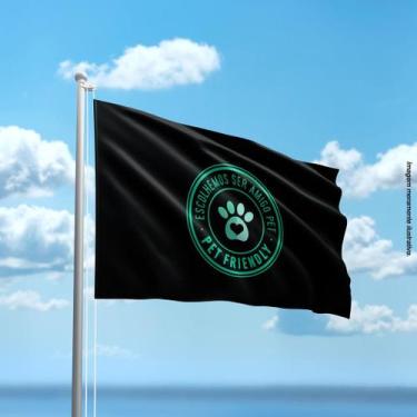 Imagem de Bandeira Pet Friendly 2 - 80cmx140cm Tecido Oxford 100% Poliéster - Pr