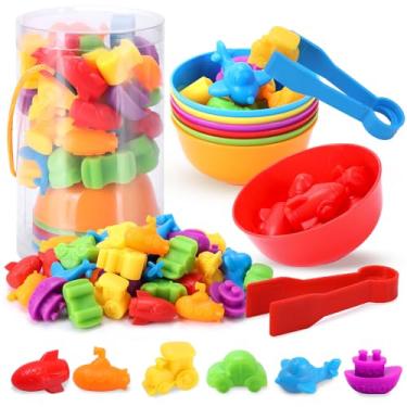 Imagem de Educativo Animais Carros de Silicone Classificação Das Cores, Animais de Brinquedo, Brinquedo Sensorial, Brinquedos Sensoriais