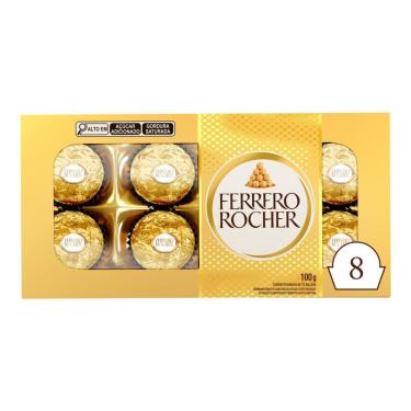 Imagem de Bombom Ferrero Rocher 8 Unidades