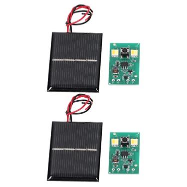 Imagem de KIMISS 2 Defina o Painel de Controle de Luz Solar Com Alta Eficiência para Iluminação de Jardim de 1.2V - Kit Completo para a Placa de Controlador de Lâmpada Solar LED