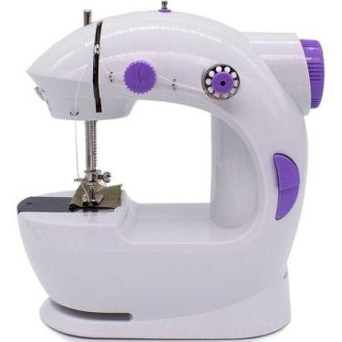 Imagem de Maquina De Costura Sem Fio Portatil A Pilha Roupas Linhas - Handy Stit
