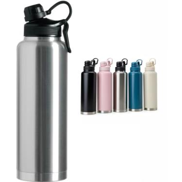 Imagem de GARRAFA TÉRMICA GRANDE 1.5 LITROS, QUENTE, FRIO, INOX DUPLA PAREDE, CAFÉ ACADEMIA TRABALHO (INOX)