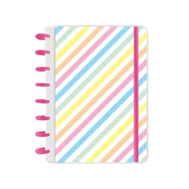 Imagem de Caderno de Disco Capa Dura A5 Rainbow Colorido com 80 folhas abyara graf (tipo caderno inteligente)