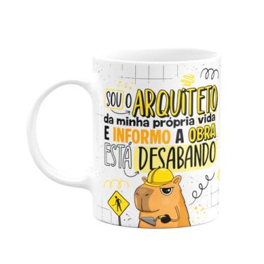 Imagem de JPS INFO, Caneca Divertida Capivaras - Arquiteto da pr?pria vida