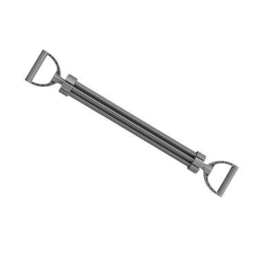 Imagem de Vaveren Faixa de resistência em formato de 8, exercitador muscular, puxador, treinamento de força para viagem, ombro, braço, costas, exercício, corda de puxar, Cinza