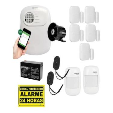 Imagem de Kit De Alarme 5 Sensor Magnético 2 De Presença Intelbras