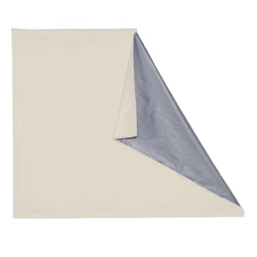 Imagem de Cortina Painel 100% Blackout com Adesivo para Quarto Sala Cozinha PVC(Palha,1.40 X 2.15)