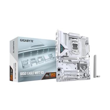 Imagem de GIGABYTE Placa-mãe B850 Eagle WIFI7 ICE AMD AM5 LGA 1718, ATX, DDR5, 3X M.2, PCIe 5.0, USB-C, WIFI7, LAN 2,5GbE, EZ-Latch
