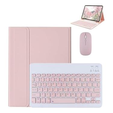 Imagem de Capa Com Teclado Sem Fio Bluetooth e Mouse Para Samsung S7/S8