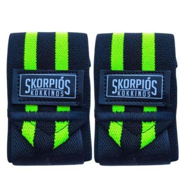 Imagem de Par de Munhequeiras Reforçada para Academia e Exercício Funcional - SK