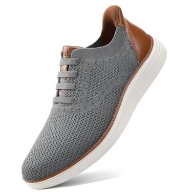 Imagem de VILOCY Tênis masculino sem cadarço, sem cadarço, casual, sem cadarço, Cinza, 48