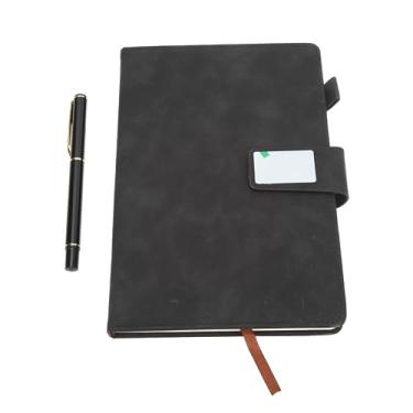 Imagem de Generic Notebook de Papel Governado, 80g de Notebook de 80g de Papel Alinhado No Slot de Caneta A5 Marcador de Fita Com Caneta para Cargo (Caderno preto com caixa)