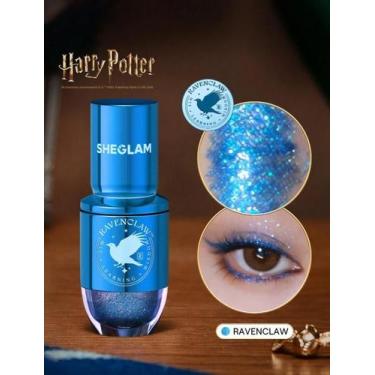 Imagem de Delineador Liquido Glitter Traço Fino Harry Potter - Sheglam, Azul