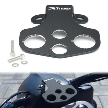 Imagem de xitomer Prateleiras auxiliares de motocicleta compatíveis com Chief Classic & Vintage 2014-2019 Apto para Chief Dark Horse 2015-2024 / Springfield 2018-2024 / Springfield Dark Horse 2018-2024 Painel