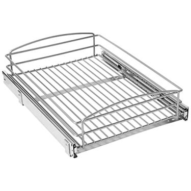 Imagem de Knape & Vogt RS-MUB-14-FN 12,7 cm A x 38 cm L x 50,8 cm D Organizador de armário multiuso prata, níquel fosco