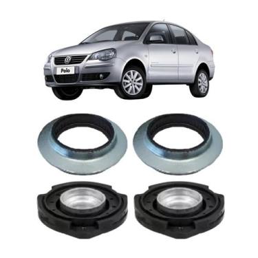 Imagem de Kit Coxim Rolamento Amortecedor Dianteiro Polo Sedan - Jepaflex