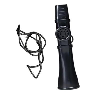 Imagem de KiBcsLic Instrumentos Musicais Profissionais Kazoo, Fáceis de Aprender, Lembrancinhas de Festa, Flauta de Boca para Ukulele, Iniciantes E Crianças, Preto