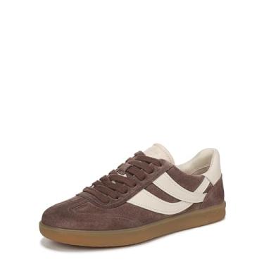 Imagem de Vince Tênis feminino Oasis-w com cadarço, Camurça cinza-acinzentado/linho, 43