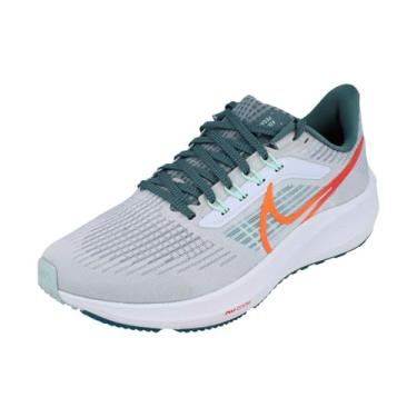 Imagem de Nike Mens Air Zoom Pegasus 39 Running Shoe, Pure Platinum/Mineral Slate/Bright Spruce/Total Orange, 9 UK (9.5 US)