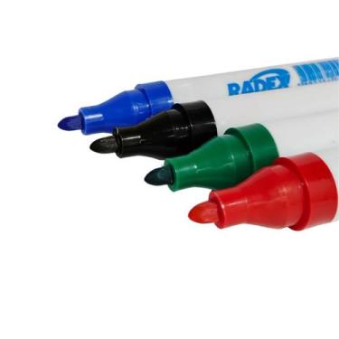 Imagem de Kit 4 Marcadores Quadro Branco - Radex