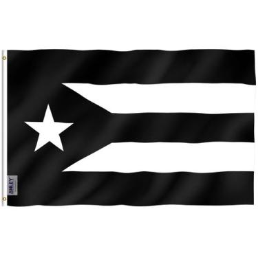 Imagem de Bandeira Anley Fly Breeze Porto Rico 90x150cm Poliéster