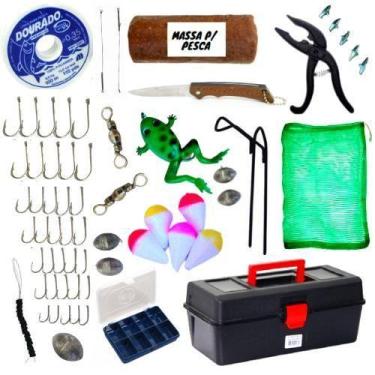 Imagem de Caixa De Pesca Com Material De Pescaria Completa - Sekyped