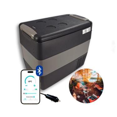 Imagem de Geladeira Portátil P/Viagens 51 Litros 12v/24v Elber