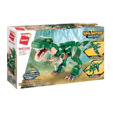 Imagem de Keepplay Bloco de Montar Combo Unlimited Ideas Dinossauros 3 em 1